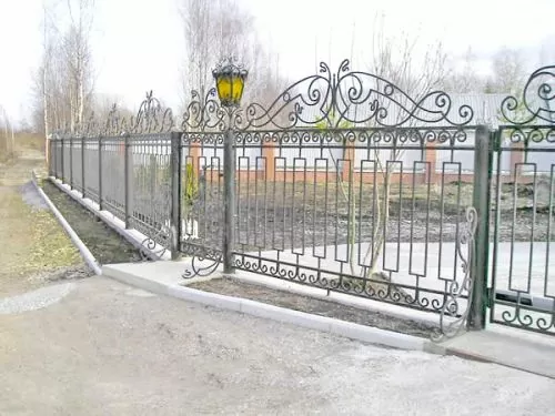 Кованый забор Парнас в Москве и Московской области