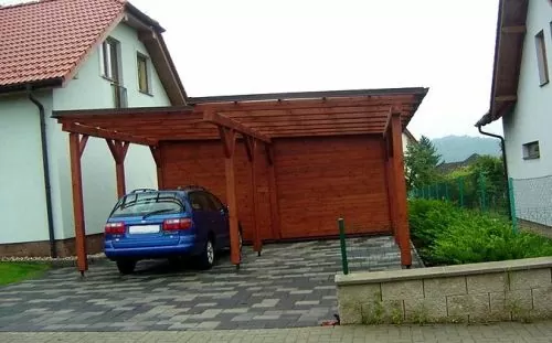 Навес из дерева ND11 в Москве и Московской области