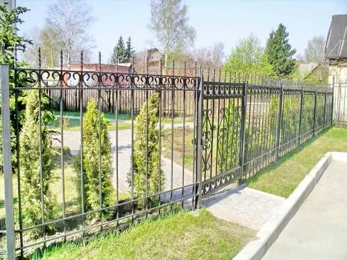 Кованый забор Клиффорд в Москве и Московской области
