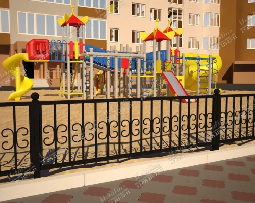 Кованое ограждение O5768 в Москве и Московской области
