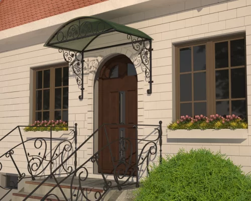 Козырёк над входом K4503 в Москве и Московской области