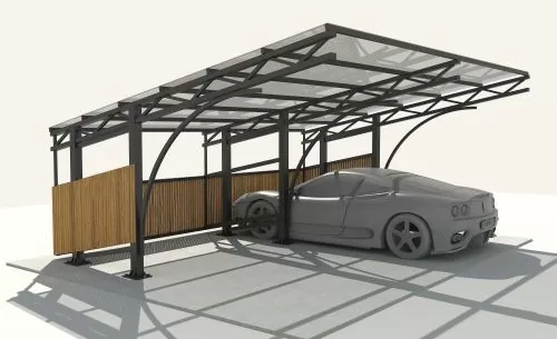 Навес из металла SN 14 в Москве и Московской области