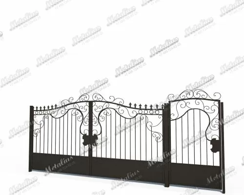 Кованые ворота V7 в Москве и Московской области