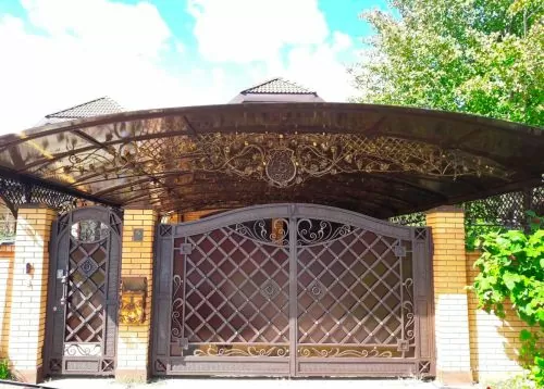 Навес с ковкой NKV28 в Москве и Московской области