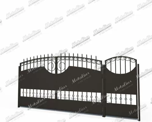 Кованые ворота V14 в Москве и Московской области