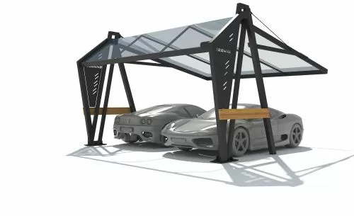 Навесы из металла SN 2 в Москве и Московской области