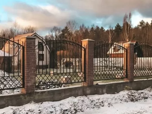 Кованый забор ZK4 в Москве и Московской области