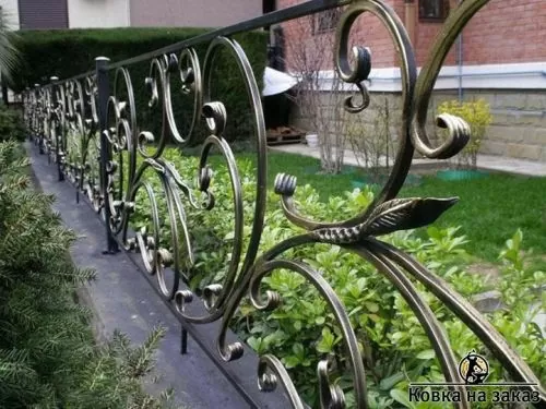 Кованое ограждение 2 в Москве и Московской области