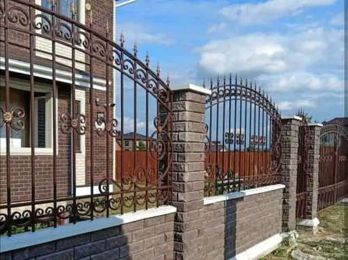 Кованый забор ZK12 в Москве и Московской области