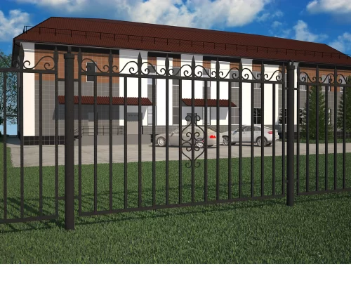 Сварной забор Z5751 в Москве и Московской области