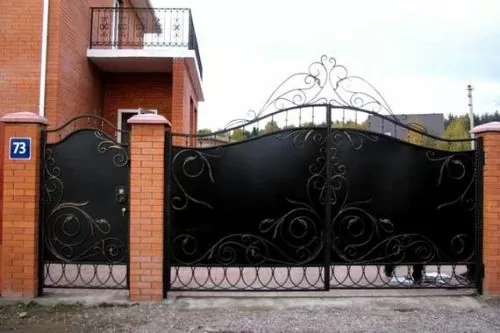 Кованые ворота Алисия в Москве и Московской области