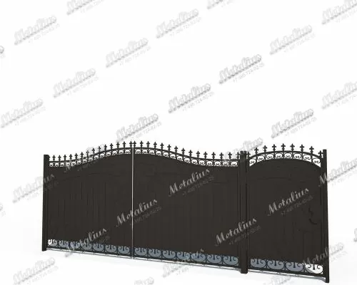 Кованые ворота V3 в Москве и Московской области