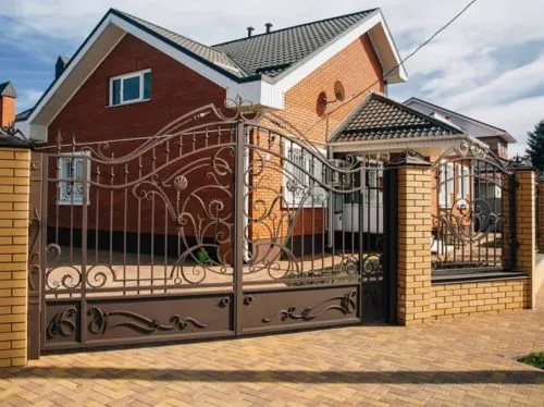 Кованый забор ZK10 в Москве и Московской области