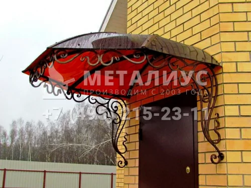 Козырёк над крыльцом KK6 в Москве и Московской области
