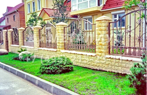 Кованый забор Изабель в Москве и Московской области