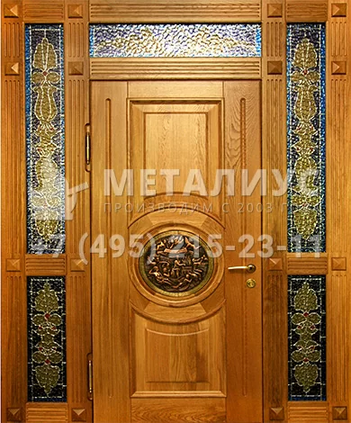 Двери из массива дуба Дверь Массив дуба №34 в Москве и Московской области