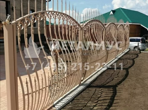 Кованый забор ZK2 в Москве и Московской области
