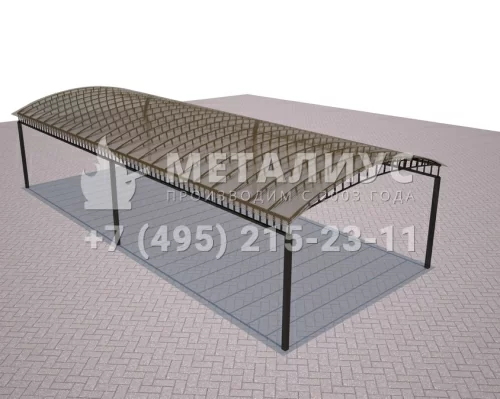 Навес из металла N5680 в Москве и Московской области