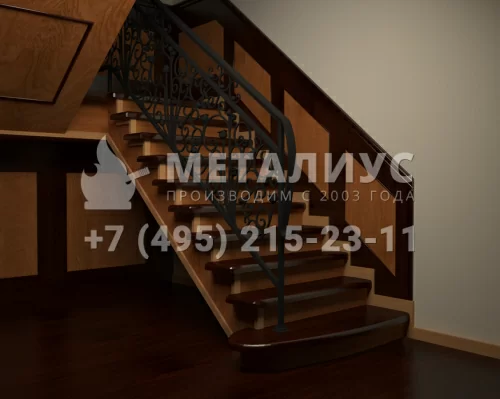 Кованые перила L5816 в Москве и Московской области
