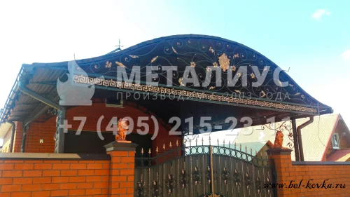 Навес с ковкой NKV8 в Москве и Московской области