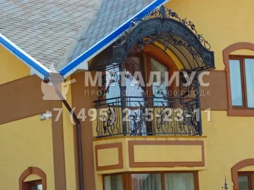 Козырёк над балконом K12 в Москве и Московской области