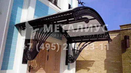 Козырёк над крыльцом KK19 в Москве и Московской области