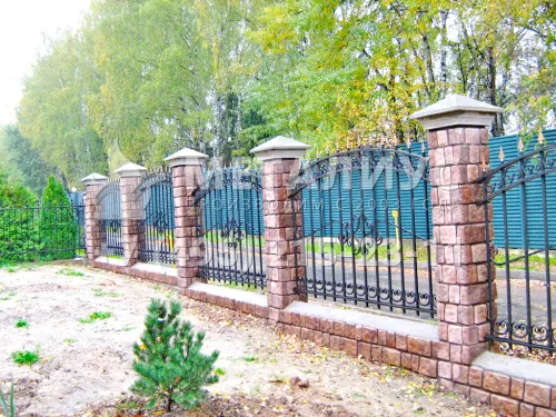 Кованый забор Вестминстер в Москве и Московской области