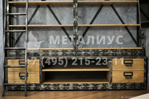 Мебель лофт Стеллаж S12 в Москве и Московской области