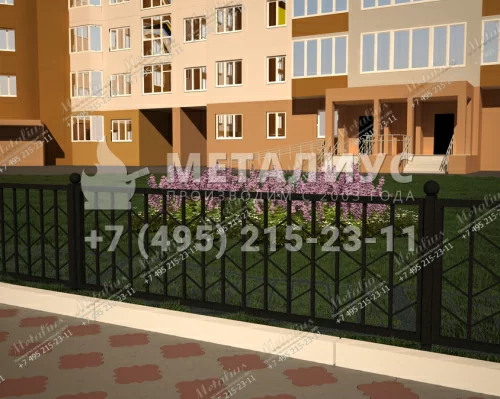 Сварное ограждение O5765 в Москве и Московской области