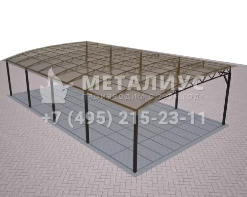 Навес из металла N5684 в Москве и Московской области