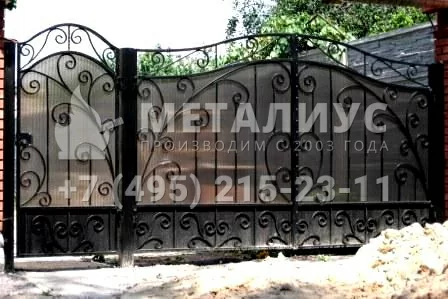 Кованый забор Даная в Москве и Московской области