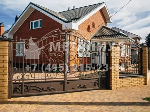 Кованый забор ZK10 в Москве и Московской области