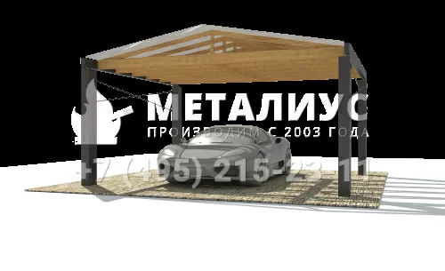 Навес из металла SN 4 в Москве и Московской области