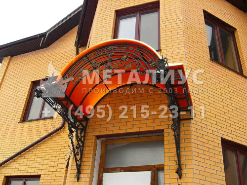 Козырёк над крыльцом KK2 в Москве и Московской области
