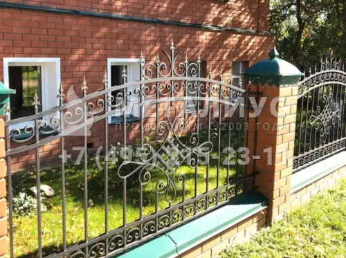 Кованый забор ZK13 в Москве и Московской области