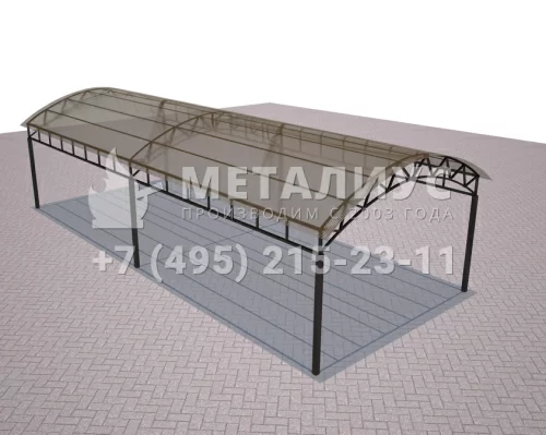 Навес из металла N5651 в Москве и Московской области