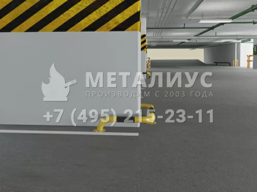 Колёсоотбойники №4 (торцевой) в Москве и Московской области