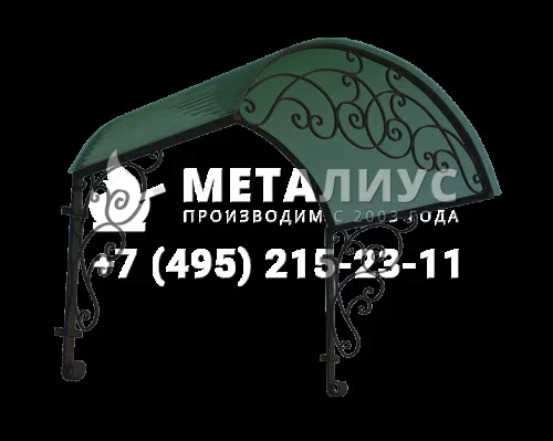 Козырёк над входом K4507 в Москве и Московской области