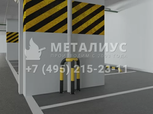 Колёсоотбойники №13 (угловой) в Москве и Московской области