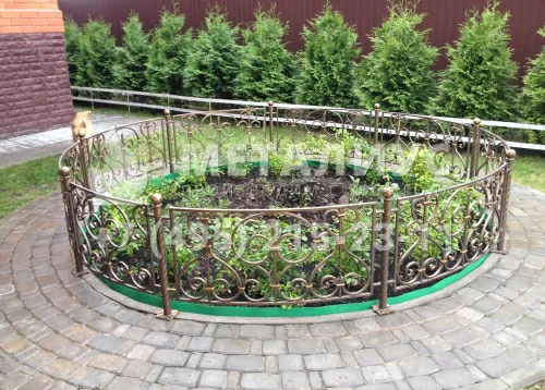 Кованое ограждение 11 в Москве и Московской области