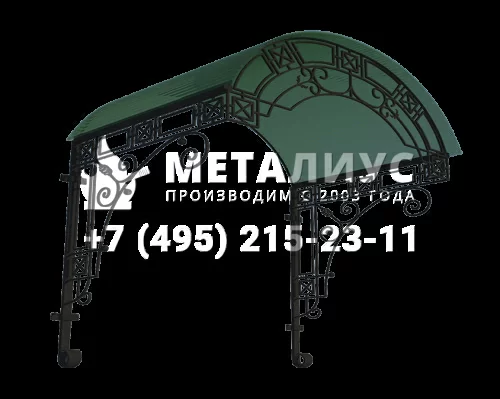 Козырёк над входом K4505 в Москве и Московской области