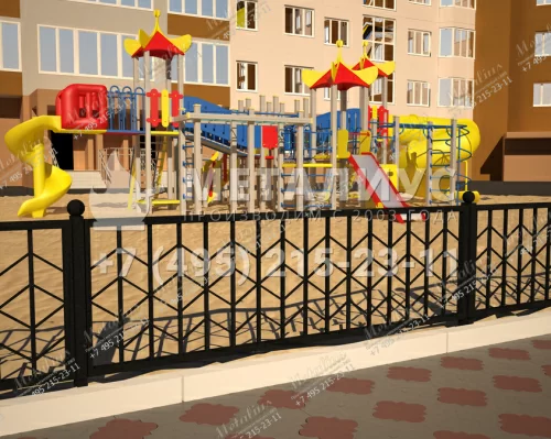 Сварное ограждение O5765 в Москве и Московской области