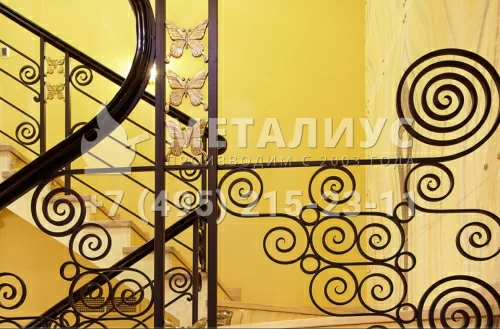 Кованые перила Космос в Москве и Московской области