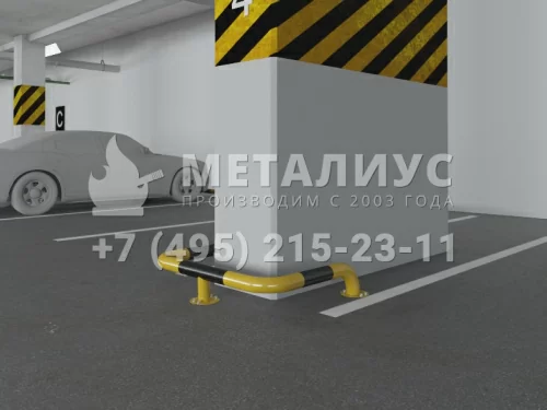 Колёсоотбойники №4 (торцевой) в Москве и Московской области