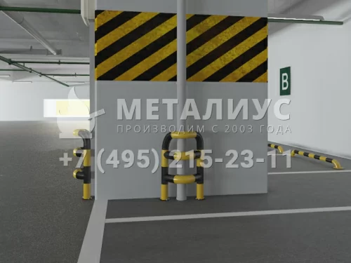 Колёсоотбойники №18 (угловой) в Москве и Московской области