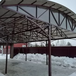 Работа 759. Навес для паркинга, Нахабино