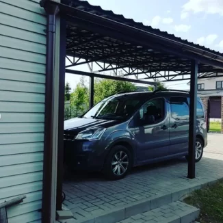 Работа 159. Навес-пристройка к дома, для паркинга