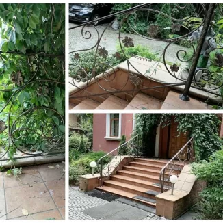 Работа №2243. Перила с виноградной лозой