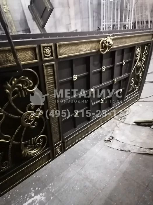 Работа №2423. Кованые ворота, галерея Шилова