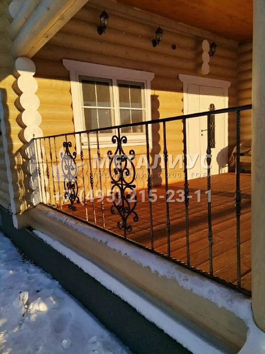 Работа 0712 Клинский район, дер. Белозёрки, ковка в классическом стиле с современными мотивами